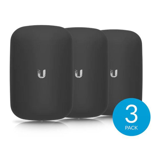 Ubiquiti U6 Extender/BeaconHD Cover - Black (3-pack)